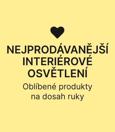 NEJPRODÁVANĚJŠÍ OSVĚTLENÍ INTERIÉRU